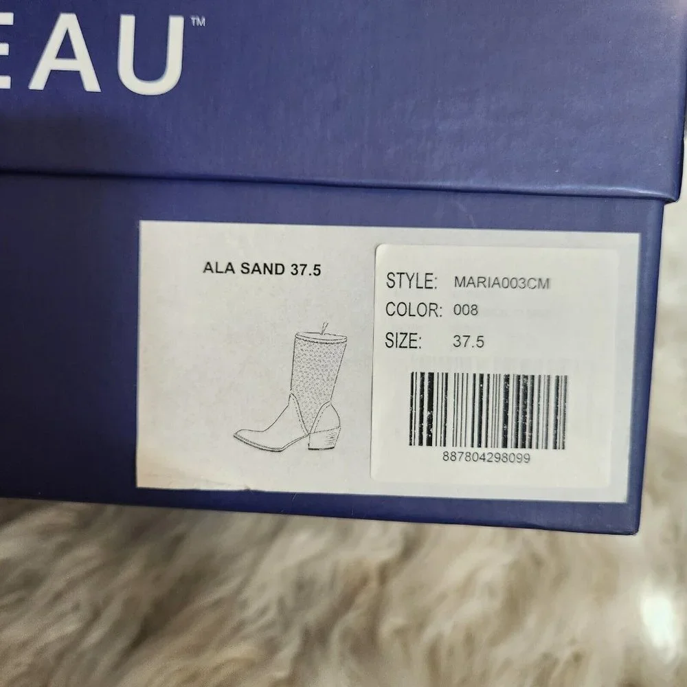 ITALEAU ITALEAU Women's Ala Perforated Waterproof Mid Boot‎ Size 37.5 US 7